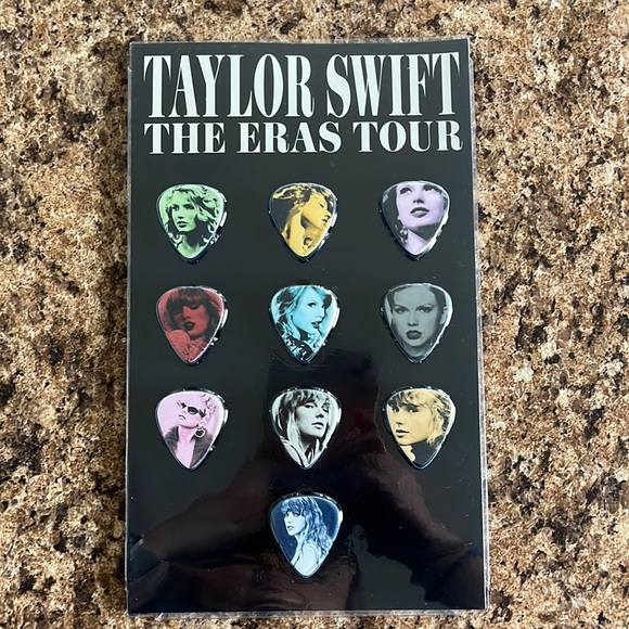 Taylor Swift Accessories - New Taylor Swift Eras Tour guitar pick set from all 10 albums